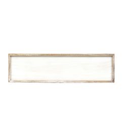 Click here to see Adams&Co 16030 16030 30x8x1.5 wood framed sign with white insert  DIY