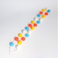 Click here to see Foundations Decor 68112-0 Summer Felt Balls Garland - Tray Decor - Foundations Decor*