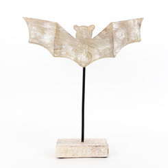 Click here to see Adams&Co 50300 50300 11x12x2.5 mango shape on stand (BAT) multicolor The Adams Family Collection