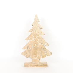 Click here to see Adams&Co 70787 70787 10x18x2 mango cutout on stand (TREE) natural, white Believe In Kindness Collection