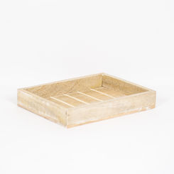 Click here to see Adams&Co 11420 11420 10x1.5x8 mango tray, natural, white
