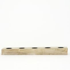 Click here to see Adams&Co 11550 11550 20x4x2 mango tealight holder, natural, black Mango Wood Collection