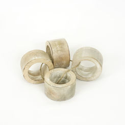 Click here to see Adams&Co 11552 11552 2x3x1.5 mango round napkin rings set of four, natural Mango Wood Collection