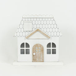 Click here to see Adams&Co 71000 71000 9x9x2 wood cutout (HOUSE) white, natural Believe In Kindness Collection