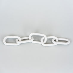 Click here to see Adams&Co 11645 11645 3x22x3 wood links, white Olive Collection