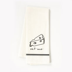 Click here to see Adams&Co 11670 11670 15x24 tea towel (EAT) white, black Coffeehouse Collection