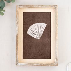 Click here to see Adams&Co 11683 11683 9x13x1.5 wood frame sign (B FAN) brown, cream Eunoia Collection