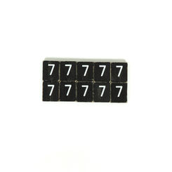 Click here to see Adams&Co 15760 15760 2x2x2.25 wood letter tiles set of ten (7) black, white