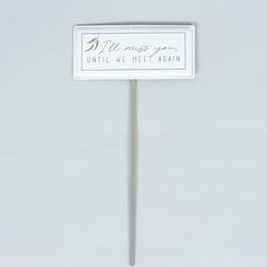 Click here to see Adams&Co 15786 15786 6x12x.5 enamel pick (MISS) white, grey Forever In Our Hearts Collection