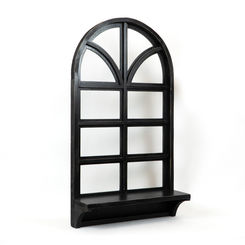 Click here to see Adams&Co 15820 15820 20x36x6.25 wood frame with shelf (WINDOW) black Accessories Collection