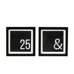 Click here to see Adams&Co 71211 71211 10x10x1.5 reversible wood frame sign (25/&) black, white