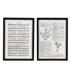 Click here to see Adams&Co 71210 71210 15x20x1.5 reversible wood frame sign (JINGLEBELLS/FLOWERS) white, black Jingle Bells Collection