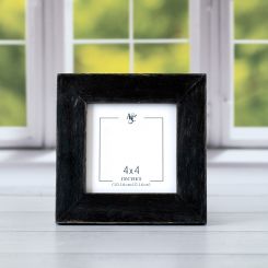 Click here to see Adams&Co 11808 11808  6x6x1 wood photo frame (SOLID) black (4x4)