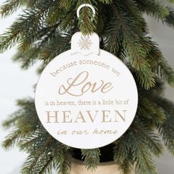 Click here to see Adams&Co 71221 71221 5x7x.5 wood ornament (HEAVEN) natural, white 
