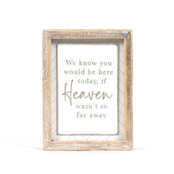 Click here to see Adams&Co 11864 11864 6x8x1.5 wood frame sign (FAR) white, natural Remember When Collection