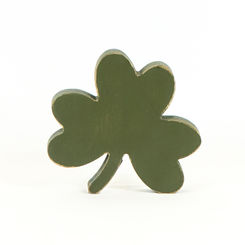 Click here to see Adams&Co 20120 20120 5x5x1 wood cutout (SHAMROCK) green Lucky In Love Collection
