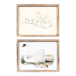 Click here to see Adams&Co 30286 30286 17x13x1.5 reversible wood frame sign (SHEEP/SWAN) multicolor