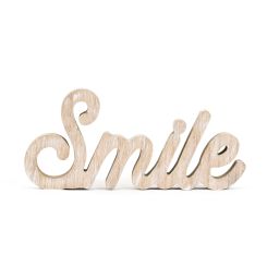 Click here to see Adams&Co 45163 45163 10x5x1 wood cutout (SMILE) natural  