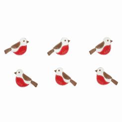 Click here to see Adams&Co 75564 75564 3x2x.25 wood shape set of six (BIRDS) multicolor Home For The Holidays Collection