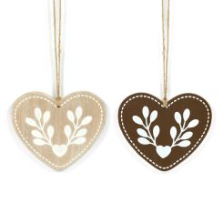Click here to see Adams&Co 75560 75560 5x4x.25 reversible wood ornament (HEART) multicolor Home For The Holidays Collection