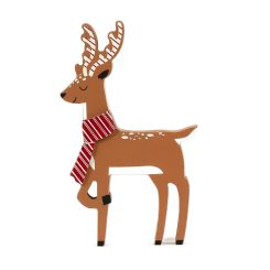 Click here to see Adams&Co 71305 71305 4x7x1 chunky wood shape (REINDEER) multicolor  