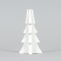 Click here to see Adams&Co 71260 71260 3x6x3 wood cutout tree (CHRISTMAS) white  
