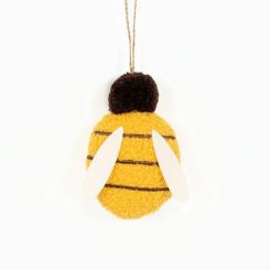 Click here to see Adams&Co 45189 45189 3x5x1.5 felt ornament (BEE) multicolor  AMERICAN SUMMER COLLECTION