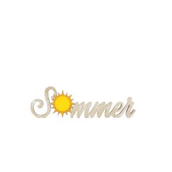 Click here to see Adams&Co 45197 45197 13x4x1 wood cutout (SUMMER) natural, yellow  AMERICAN SUMMER COLLECTION