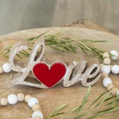 Click here to see Adams&Co 20169 20169 7x4x1 wood cutout (LOVE) natural, red  Lucky In Love Vol. 3