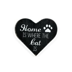 Click here to see Adams&Co 15866 15866 4x3x.25 wood magnet (CAT) black, white  Fur Babies Collection