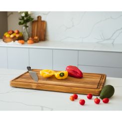 Click here to see Adams&Co 12667 12667 22x14x1.25 teak cutting board (TORONTO) brown