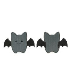 Click here to see Adams&Co 50535 50535 7x5x1 chunky wood shape (BAT) multicolor  Spookable Collection