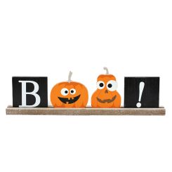 Click here to see Adams&Co 50549 50549 16x5x1.5 wood ledgie kit (BOO!) multicolor  Pumpkins & Sweets Col.
