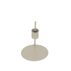 Click here to see Adams&Co 12656 12656 3.5x4x3.5  iron candle holder on stand, tan  Sundara Collection