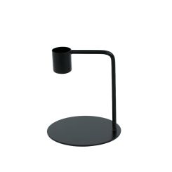 Click here to see Adams&Co 12657 12657 3.5x4x3.5 iron candle holder stand, black  Sundara Collection