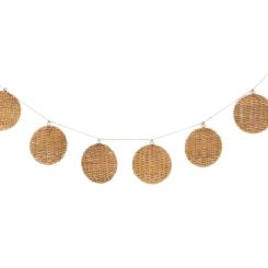 Click here to see Adams&Co 12407 12407 55x4 rattan garland (BALL) natural  Rattan Collection