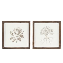 Click here to see Adams&Co 12698 12698 13x13x1.5 reversible wood frame sign (TREE/ROSE) multicolor  Gileadensis Collection