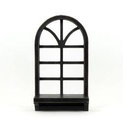 Click here to see Adams&Co 15821 15821 9.5x17x4.25 wd frm w/shlf (WINDOW) black