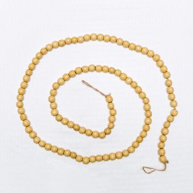 Click here to see Adams&Co 15043 15043 60x.5 wood bead garland, natural Beads & Garlands Collection