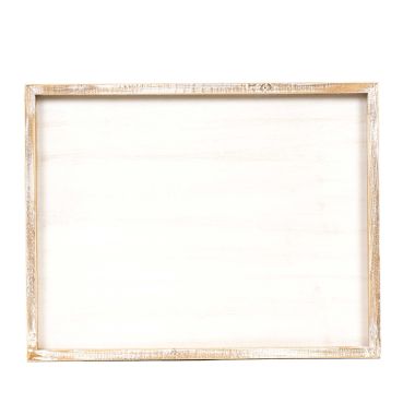 Click here to see Adams&Co 10010 10010 14x18x1.5 Framed Blank Sign with Removable Insert, White  DIY