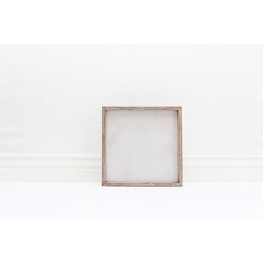 Click here to see Adams&Co 10011 10011 12x12x1.5 wood frame sign with white insert Do It Yourself Collection