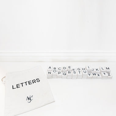 Click here to see Adams&Co 15114 15114 14x22x.25 bag 110 pieces 2x2x.25 (LETTERS) white, black Letterboard Collection