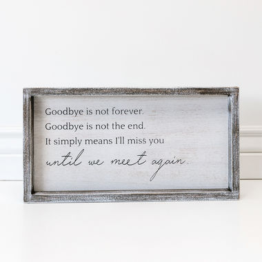 Click here to see Adams&Co 19219 19219 15x8x1.5 frame sign (MEET) white, black Notes From Heaven Collection