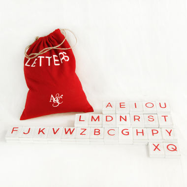 Click here to see Adams&Co 15214 15214 11x20x.25 bag 70 pieces 2x2x.25 (LETTERS) white, red Letterboard Collection