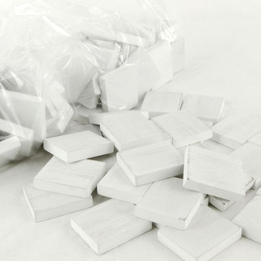 Click here to see Adams&Co 10013 10013 2x2x.25 blank letter tiles 30 pcs in the white finish Do It Yourself Collection