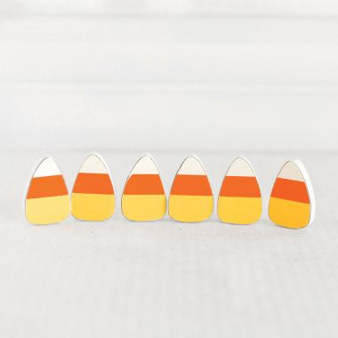 Click here to see Adams&Co 53098 53098 2x2x.35 wood shapes set of six (CANDY CORN) multicolor Letterboard Collection