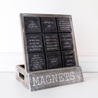 Click here to see Adams&Co 10727KIT 10727KIT Inspirational Magnet Set – 36 Magnets + Wood Display