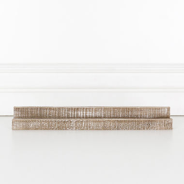Click here to see Adams&Co 15375 15375 12x1x1 wood tile stand (LEDGIE) natural Letterboard Collection