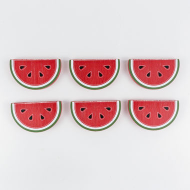 Click here to see Adams&Co 15463 15463 3x2x.25 wood shapes set of six (WATERMELON) multicolor Letterboard Collection