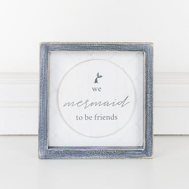 Click here to see Adams&Co 10992 10992 7x7x1.5 wd frmd sn (MRMD FRNDS) whgy  